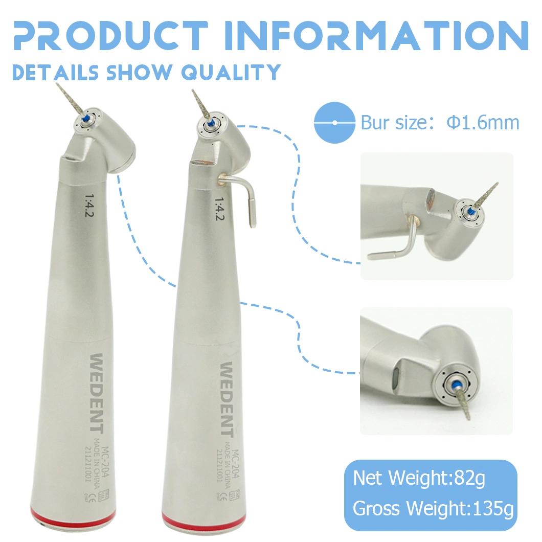 NSK Titanium Material Dental 1: 4.2 Increasing Contra Angle with LED